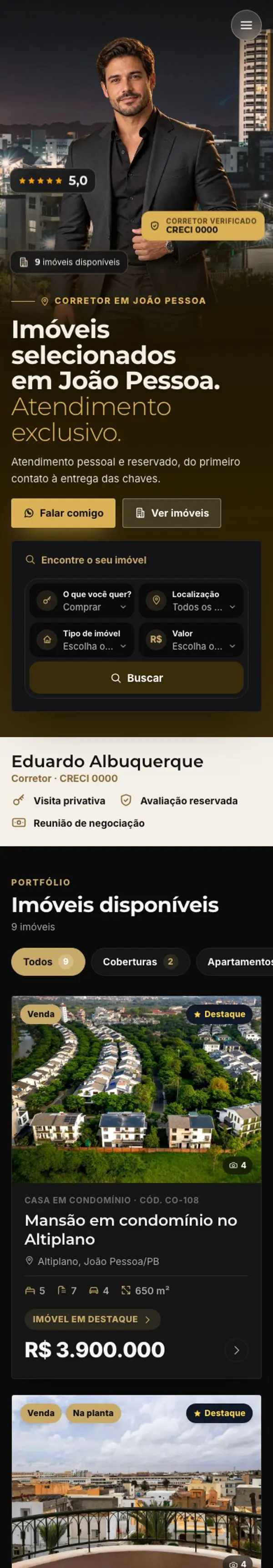 Modelo Imóveis Assinatura