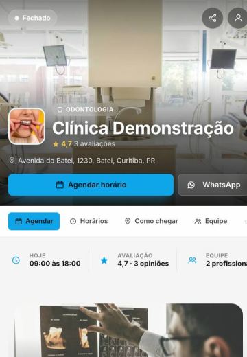 Modelo Consultório e saúde