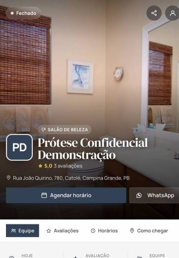 Modelo Prótese Confidencial