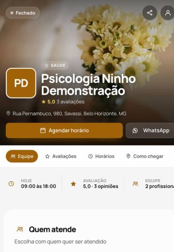 Modelo Psicologia Ninho