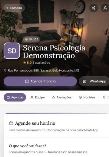 Modelo Psicologia Serena