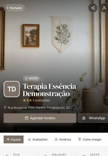 Modelo Terapia Essência