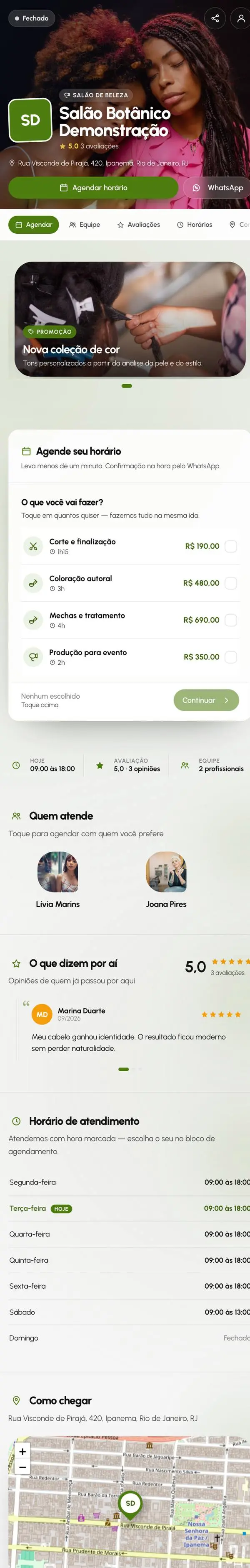 Modelo Salão Botânico