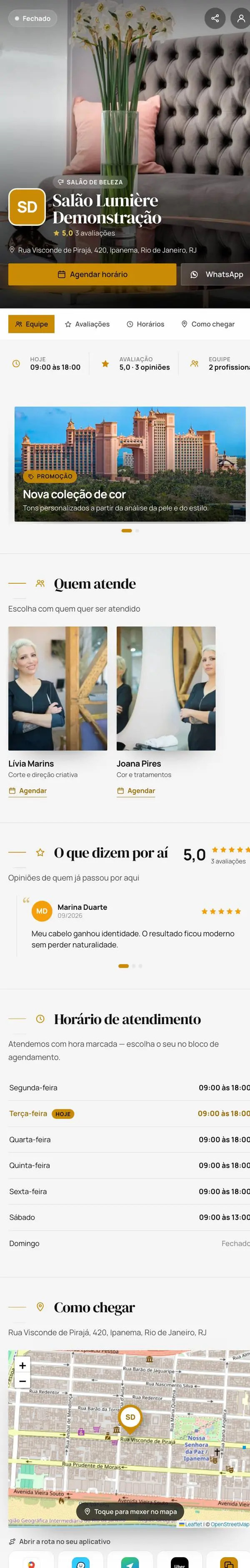 Modelo Salão Lumière