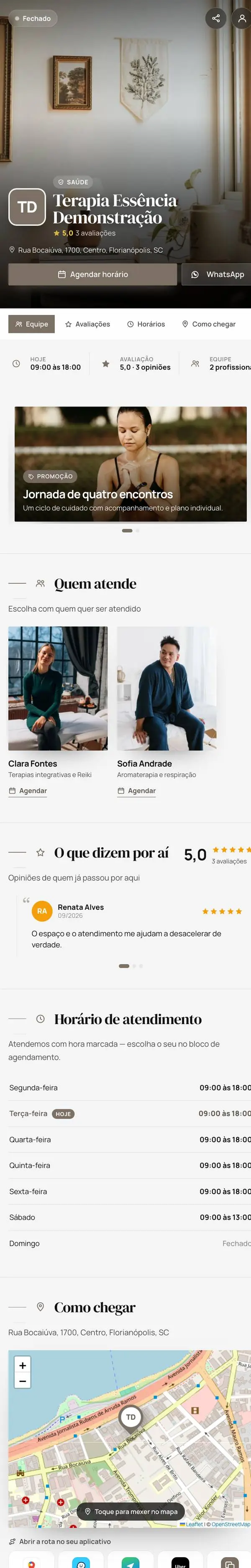 Modelo Terapia Essência